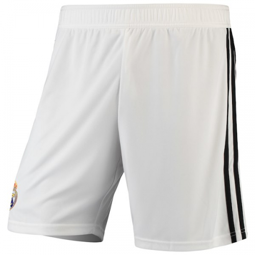 Real Madrid 18/19 Home Soccer Jersey Shorts